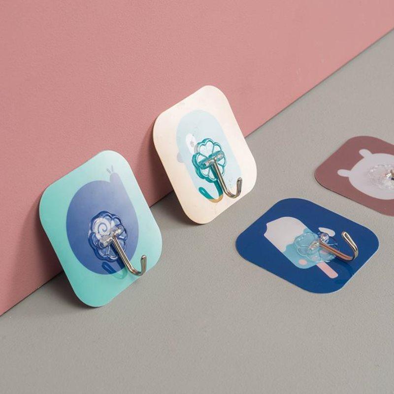 Colorful Self-Adhesive Wall Hooks