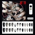 Halloween Skull press on nails