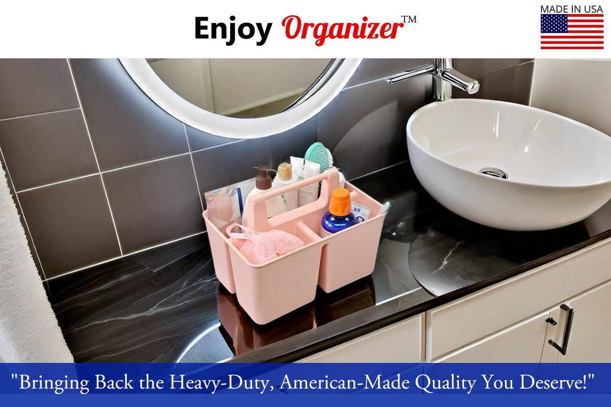 3-Compartment Portable Shower Caddy
