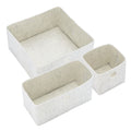 3-Pack Felt Drawer Organizer Bins