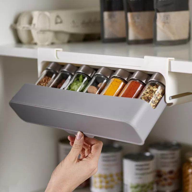 6-Jar Kitchen Spice Rack Organizer