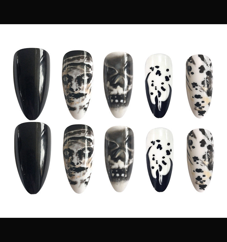 Halloween Skull press on nails