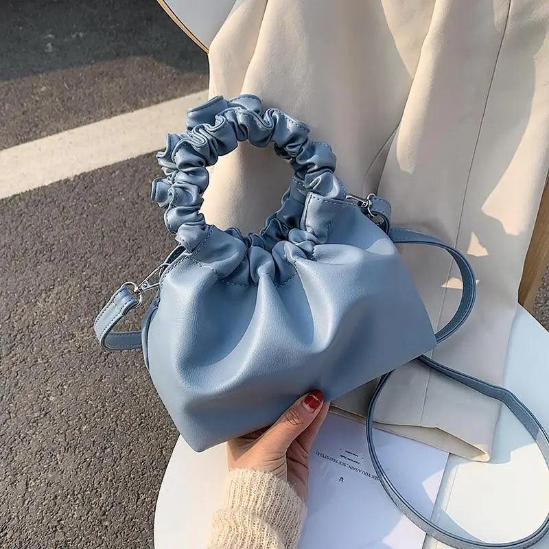 Leather Clutches Vintage Style Shoulder Messenger Bags , Handbag And Purses For Women