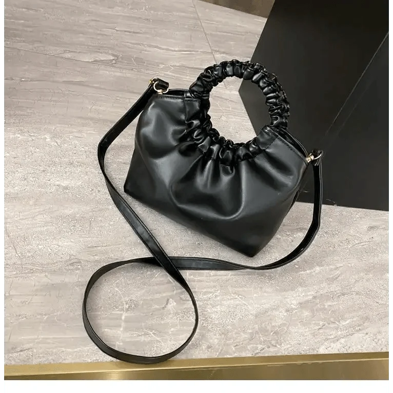 Leather Clutches Vintage Style Shoulder Messenger Bags , Handbag And Purses For Women