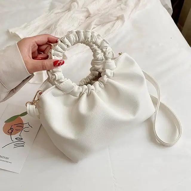 Leather Clutches Vintage Style Shoulder Messenger Bags , Handbag And Purses For Women
