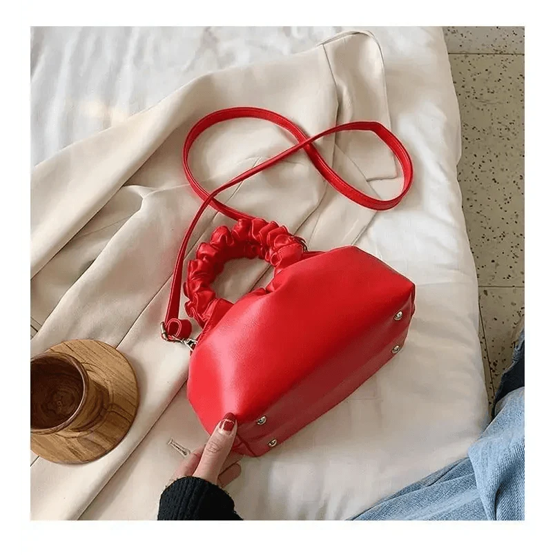 Leather Clutches Vintage Style Shoulder Messenger Bags , Handbag And Purses For Women