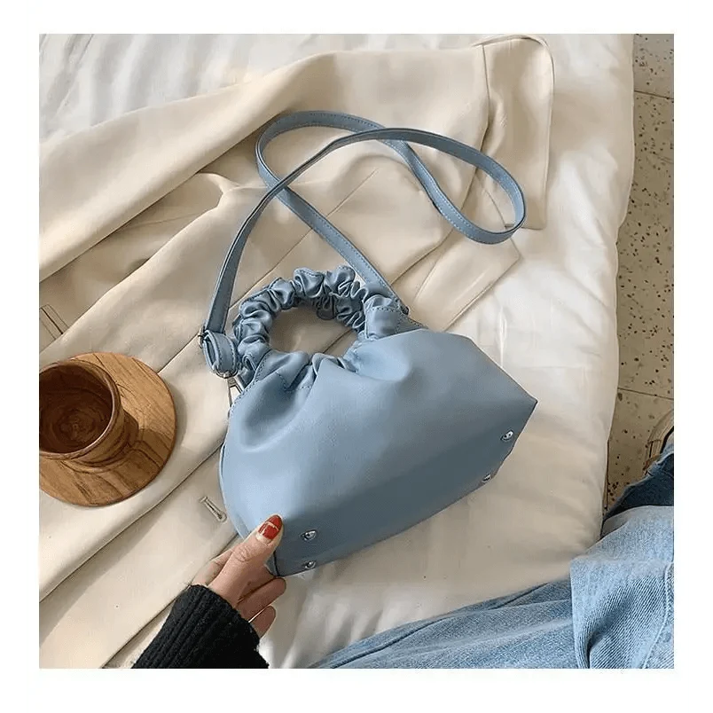 Leather Clutches Vintage Style Shoulder Messenger Bags , Handbag And Purses For Women