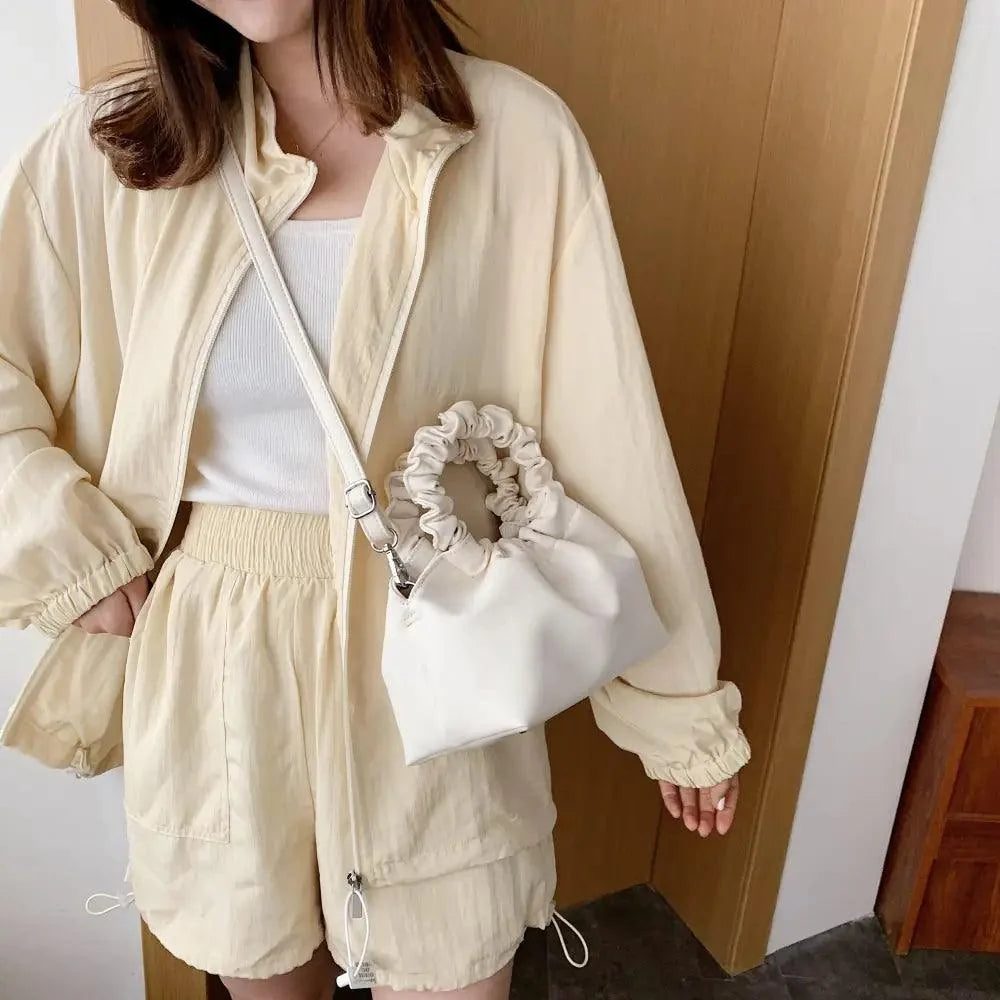 Leather Clutches Vintage Style Shoulder Messenger Bags , Handbag And Purses For Women
