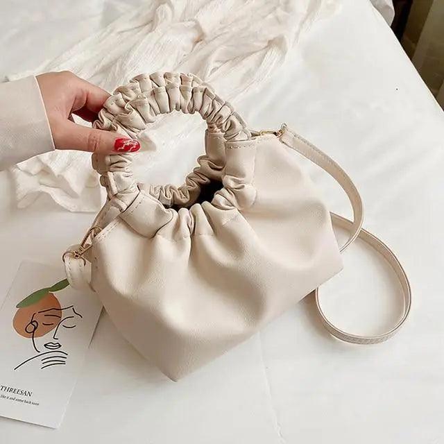 Leather Clutches Vintage Style Shoulder Messenger Bags , Handbag And Purses For Women