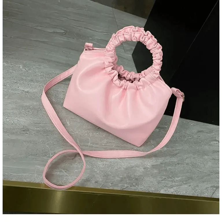 Leather Clutches Vintage Style Shoulder Messenger Bags , Handbag And Purses For Women