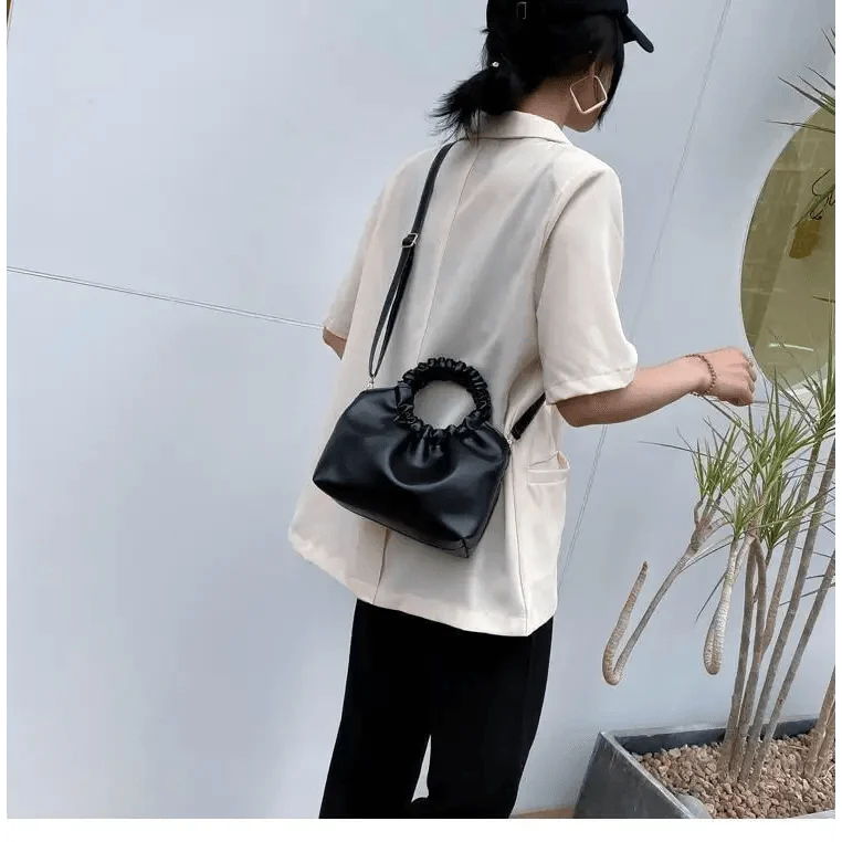 Leather Clutches Vintage Style Shoulder Messenger Bags , Handbag And Purses For Women