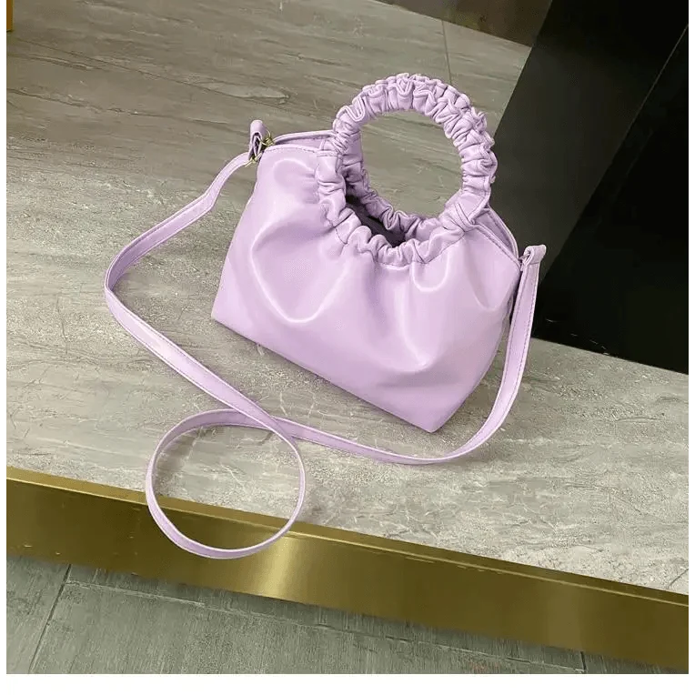Leather Clutches Vintage Style Shoulder Messenger Bags , Handbag And Purses For Women