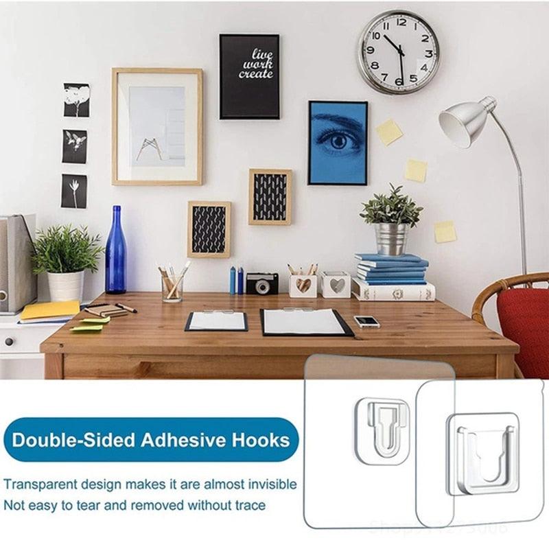 Self-Adhesive Power Strip Wall Mounts