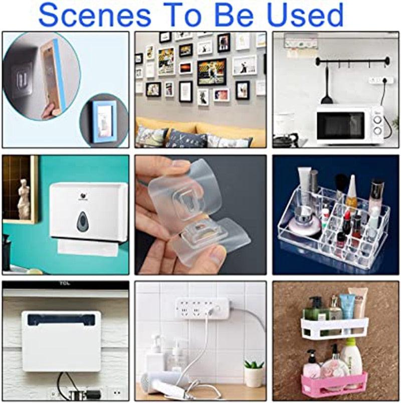 Self-Adhesive Power Strip Wall Mounts