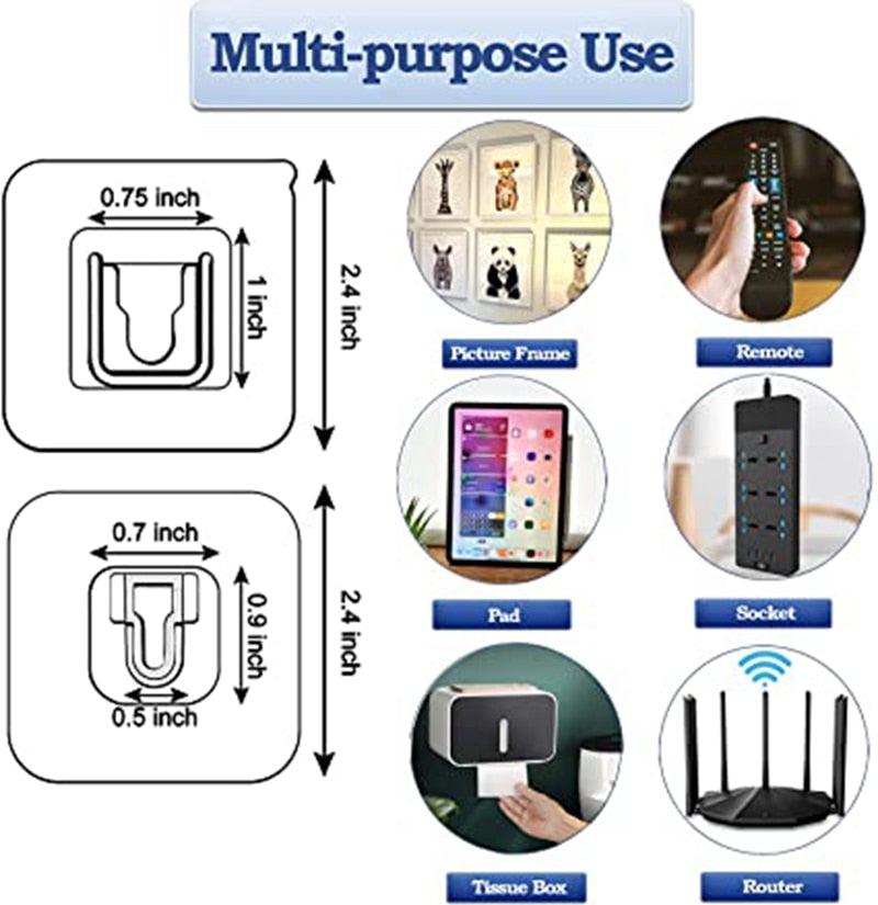 Self-Adhesive Power Strip Wall Mounts