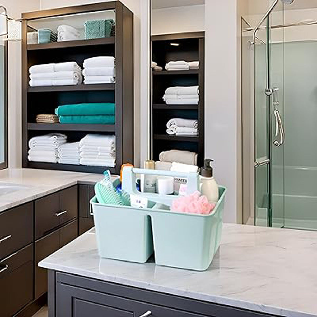 3-Compartment Portable Shower Caddy