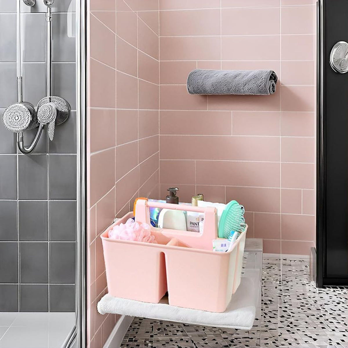 3-Compartment Portable Shower Caddy