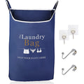 Space-Saving Over-the-Door Laundry Hamper