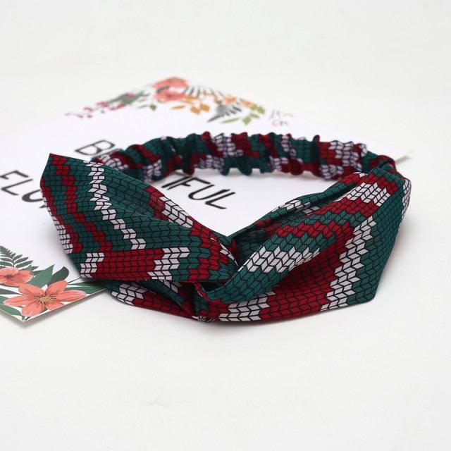 New Fashion Women Elegant Soft Headband Vintage Cross Knot Elastic Hair Bands Solid Girls Hairband Hair Accessories Gorgeous Hair Accessories For Women