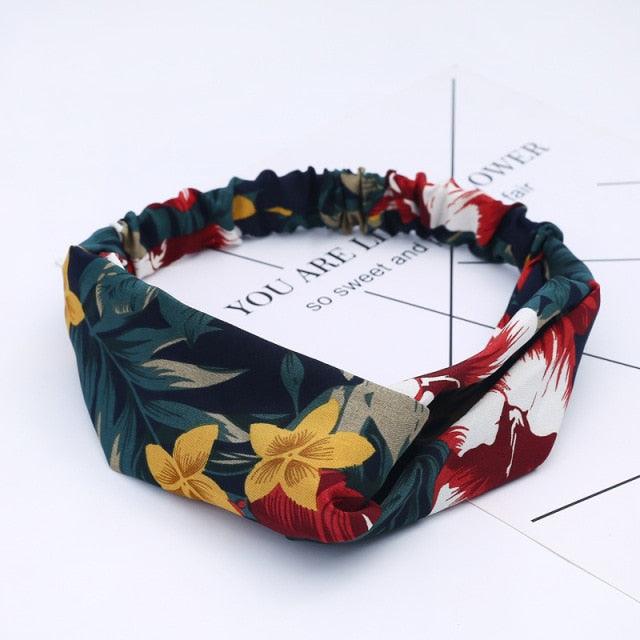 New Fashion Women Elegant Soft Headband Vintage Cross Knot Elastic Hair Bands Solid Girls Hairband Hair Accessories Gorgeous Hair Accessories For Women