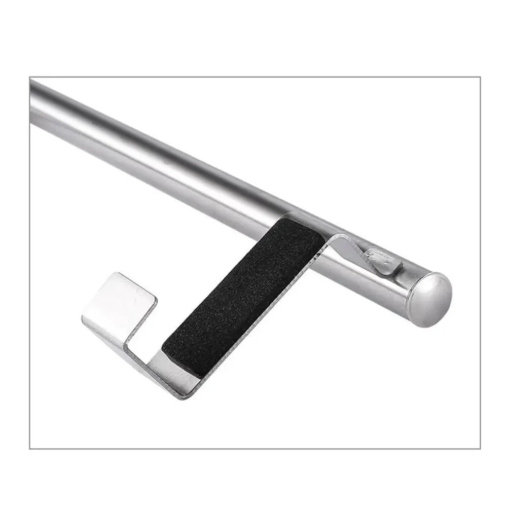 Stainless Steel Over-the-Door Towel Rack